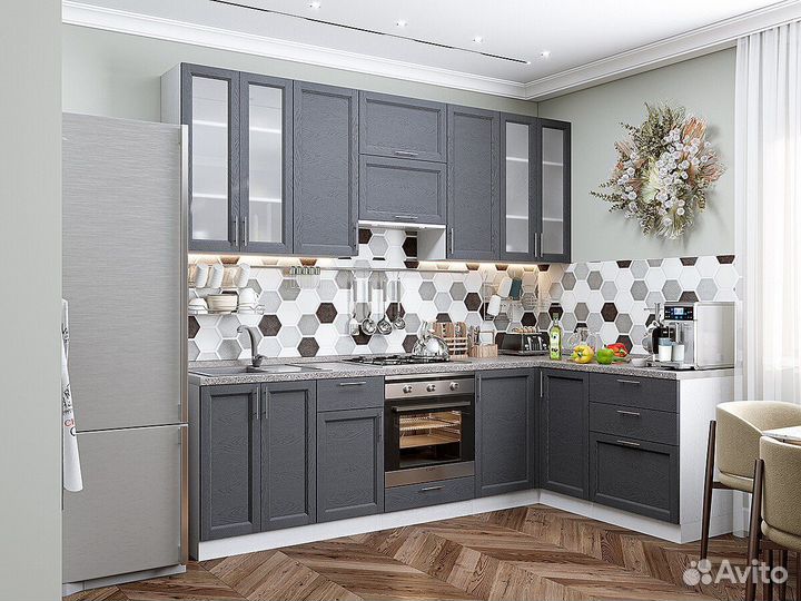 Кухня угловая Стокгольм-212