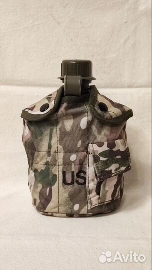 Фляга походная пластиковая 