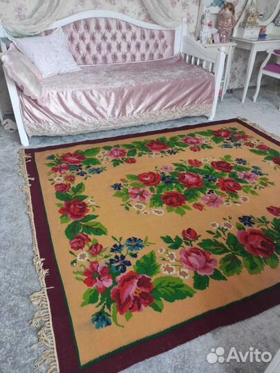 Ковер антикварный сибирский / Скатерть антик