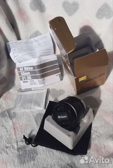 Объектив nikon 50mm f 1.8d af nikkor
