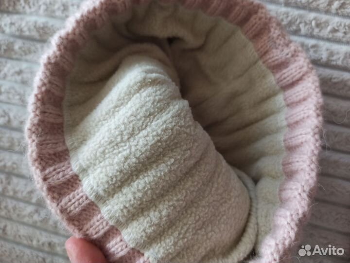 Комплект шапка и снуд для девочки