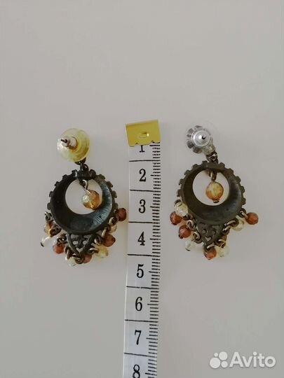 Винтажные серьги оригинал