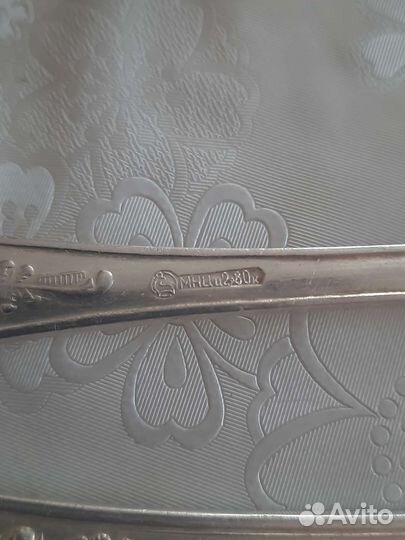 Столовые приборы мельхиор мнц