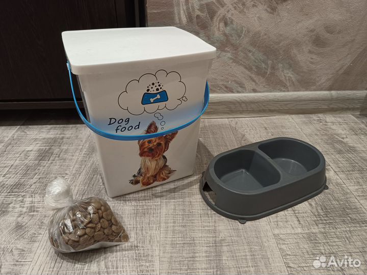 Контейнер для корма, миска, шлейка