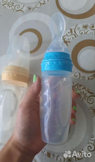 Ниблер бутылочка-ложка 2 в 1