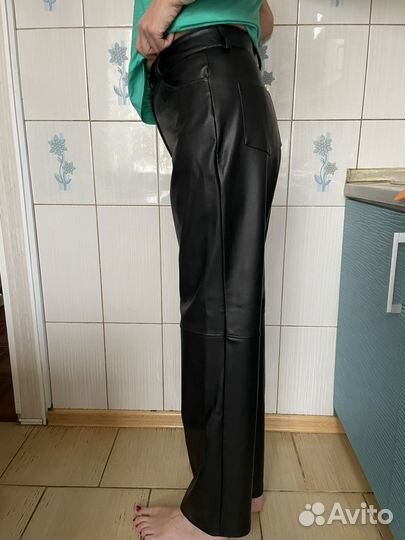 Брюки кожаные