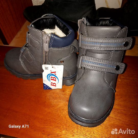 Ботинки зимние 27р, натуральный мех