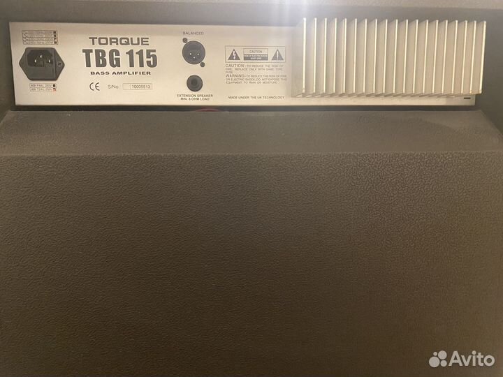 Басовый комбоусилитель torque tbg115
