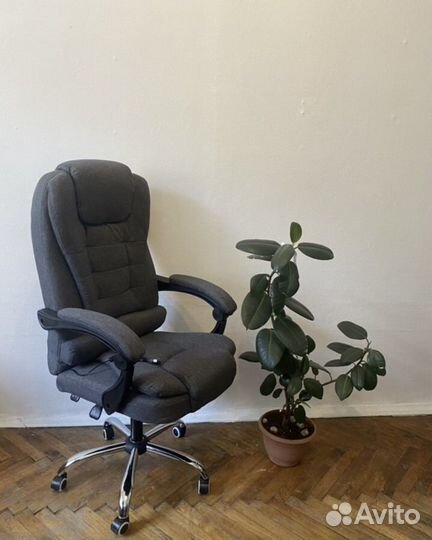 Компьютерное кресло тканевое офисное новое