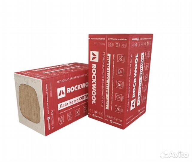 Утеплитель роквул Лайт Баттс оптима 50 мм