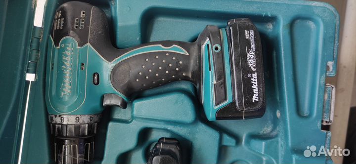 Аккумуляторная дрель шуруповерт makita