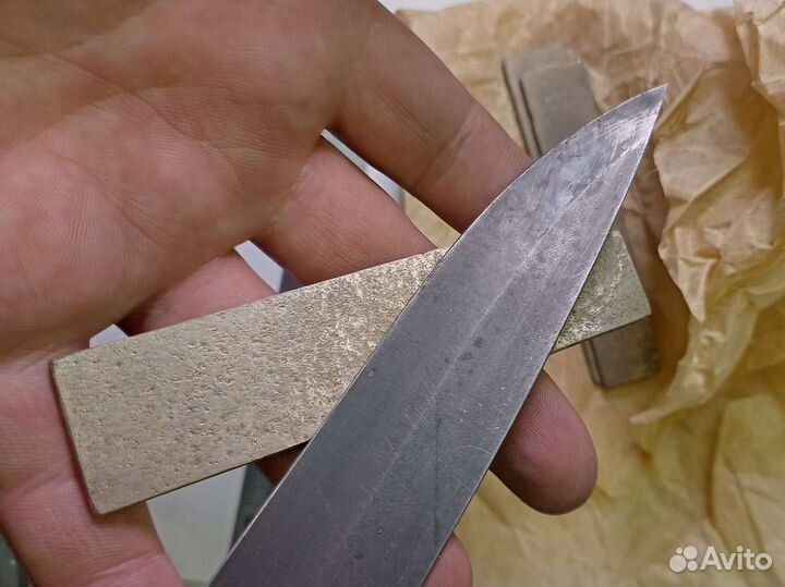 Алмазный брусок для заточки ножей 105*25мм СССР
