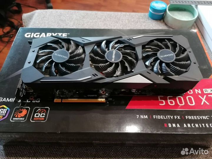 Видеокарта gigabyte Radeon RX 5600 XT gaming OC 6G