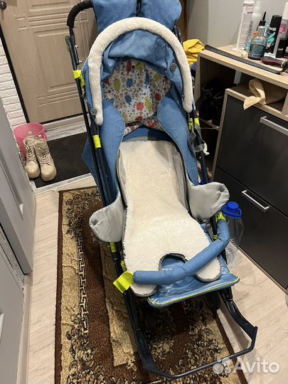 Коляска санки