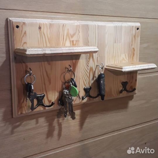 Ключница из массива сосны, березы