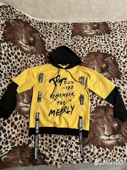 Худи с капюшоном оверсайз + штаны, комплект