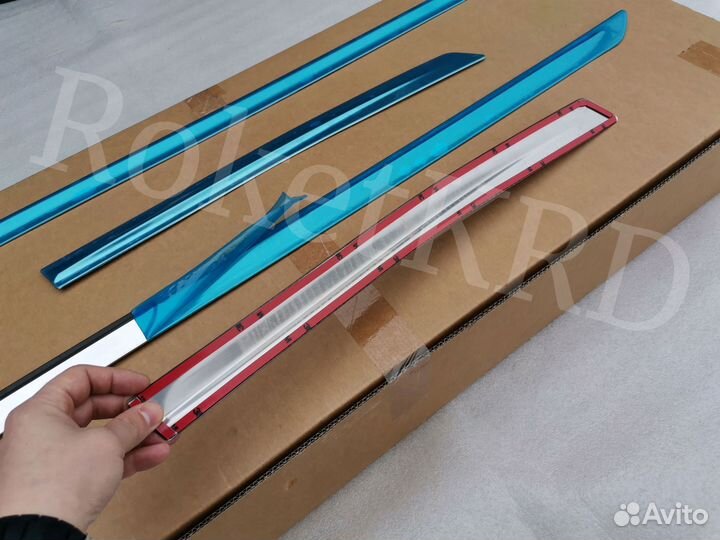 Молдинги дверей Lexus NX хром