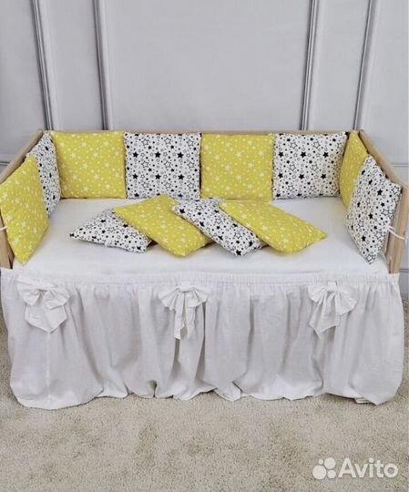 Бортики на детскую кроватку