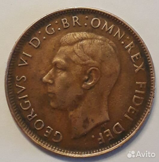 Австралия 1 пенни 1952 г