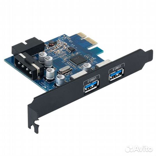 PCI-Е контроллер USB orico PVU3-2O2I (новый)