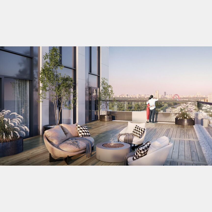 2-к. квартира, 67,5 м², 12/43 эт.