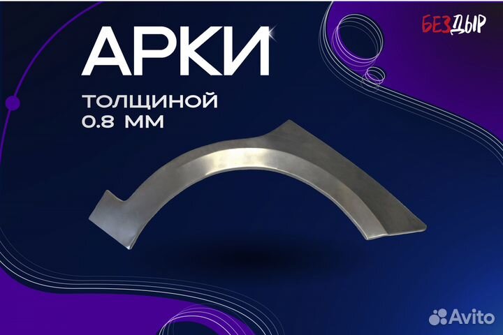 Ремонтная арка Kia Sorento 1 правая