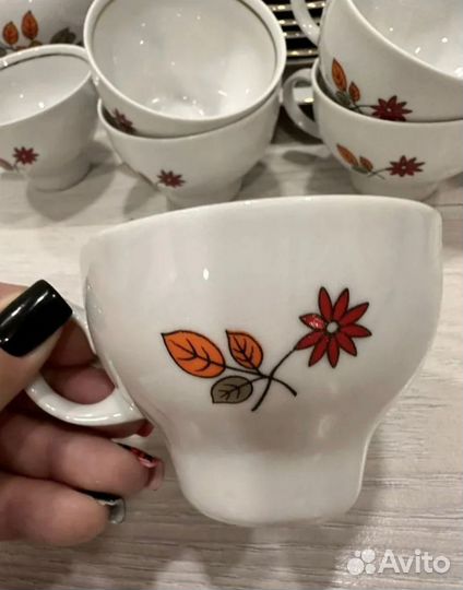 Сервиз чайный фарфор