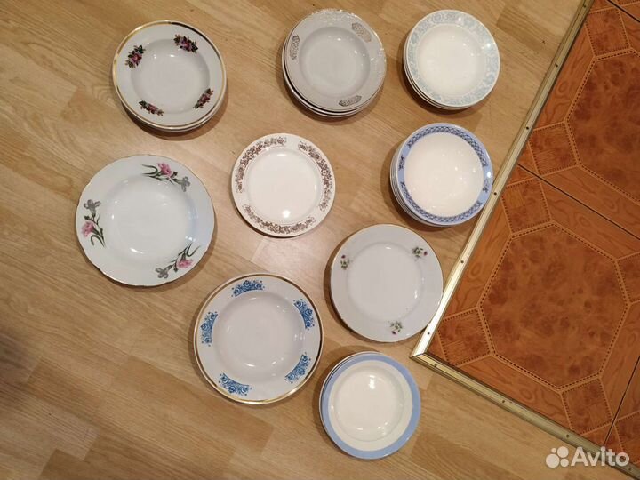 Тарелки новые из СССР для первых и вторых блюд