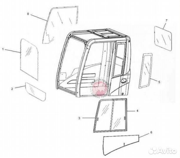 Стекло YA00001499