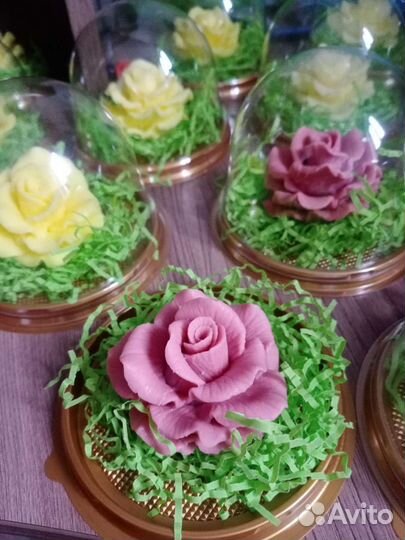 Мыльные розы ручной работы