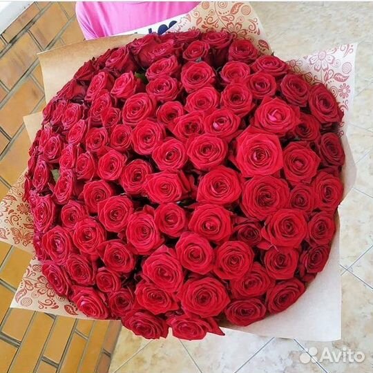 101 Роза цветы букеты 25 51 доставка