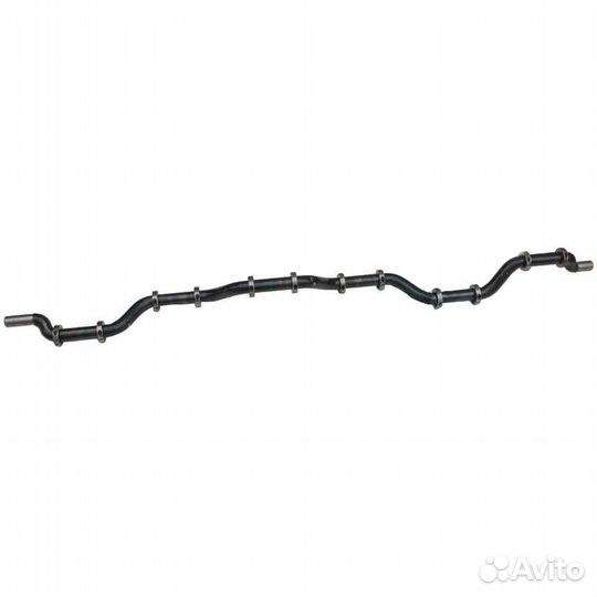 Вал на 6 клавиш соломотряса голый, передний, (d-35