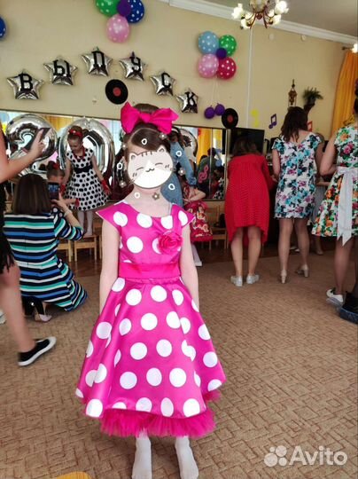 Платье стиляги для девочки