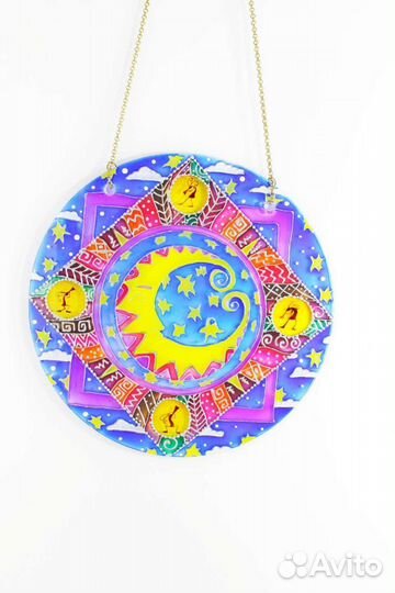 Ловец солнца,ловец снов,витражная роспись.Витраж