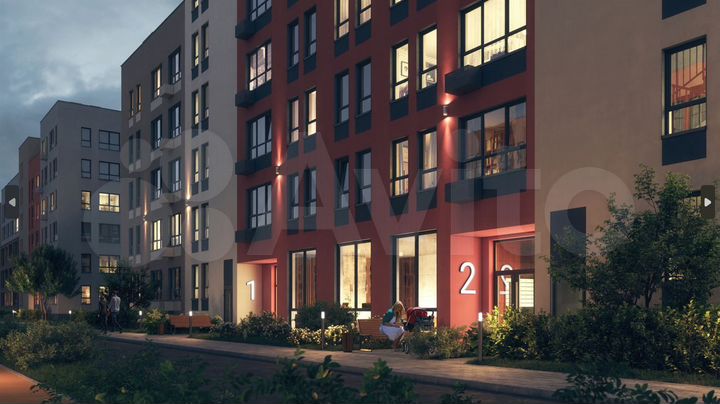 2-к. квартира, 57,7 м², 5/5 эт.