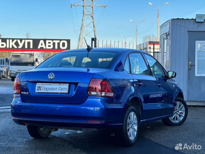 Volkswagen Polo 1.6 AT, 2019, 98 000 км
