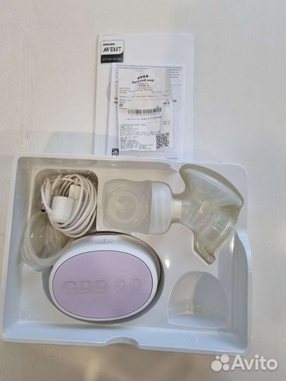 Молокоотсос avent электрический