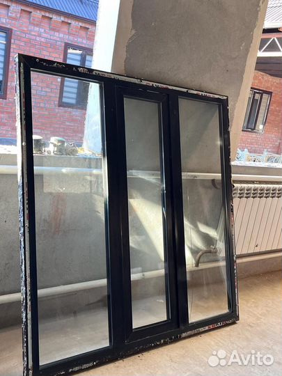 Алюминиевые окна бу и двери бу