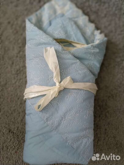 Конверт на выписку для мальчика весна-осень