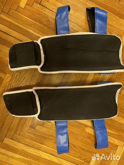 Щитки для защиты голени и стопы green hill, разм.M