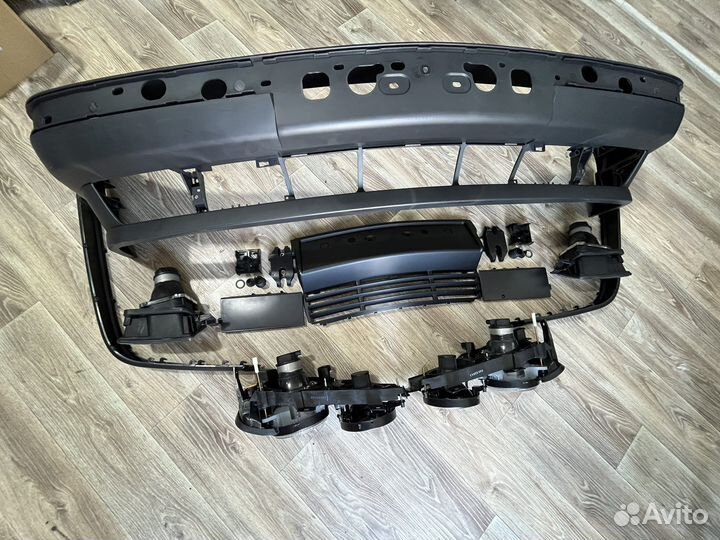 Передний бампер М бмв е34 стекловокно