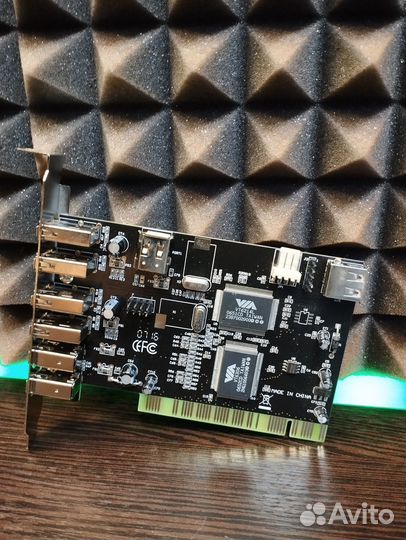 Контроллер PCI 5xUSB 2,0 + 3xieee1394
