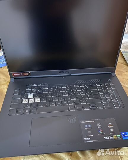 Игровой ноутбук asus TUF Gaming F17 17,3