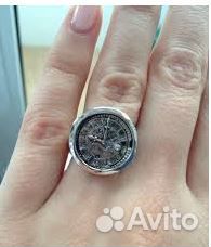 Часы перстень