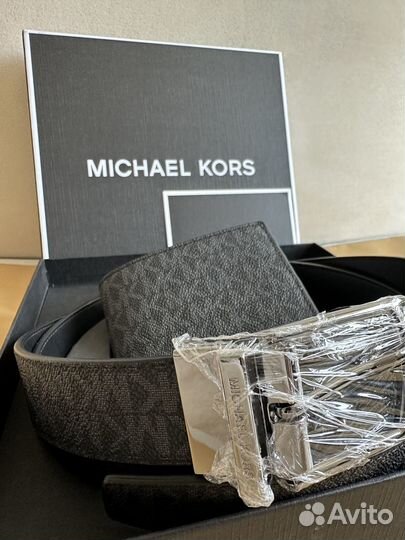 Подарочный набор (бумажник + ремень) Michael Kors