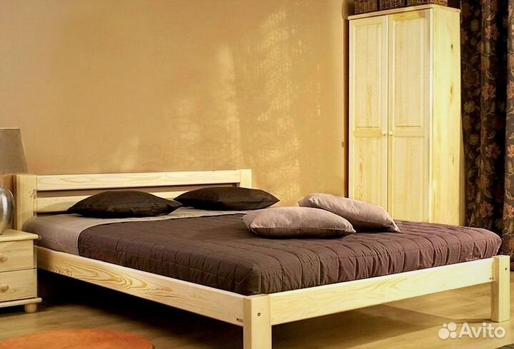 Кровать двуспальная односпальная как IKEA новая от