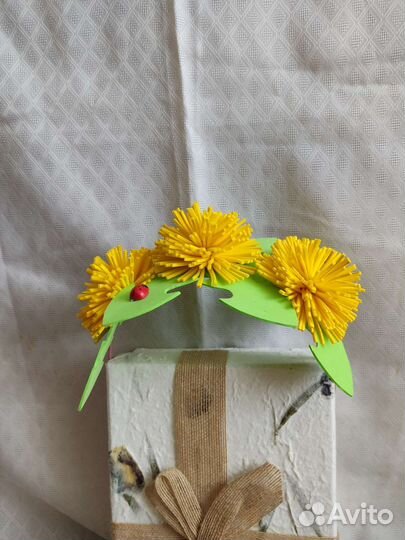 Ободок на весенний праздник