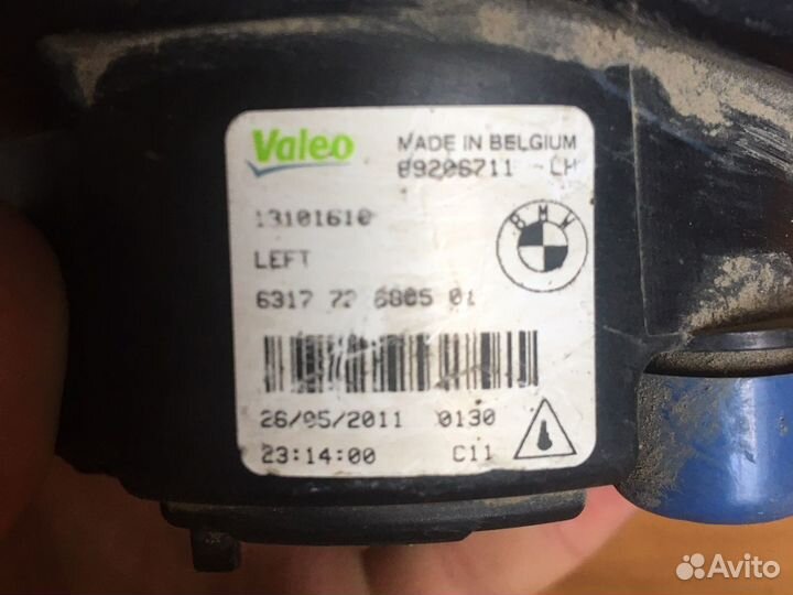 Птф левая BMW 530 2011