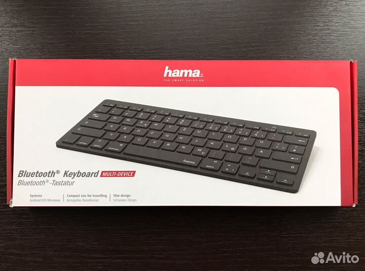 Клавиатура hama KEY4ALL X300 Bluetooth