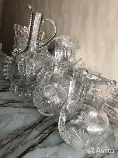 Хрусталь (вазы, салатники и т.п)